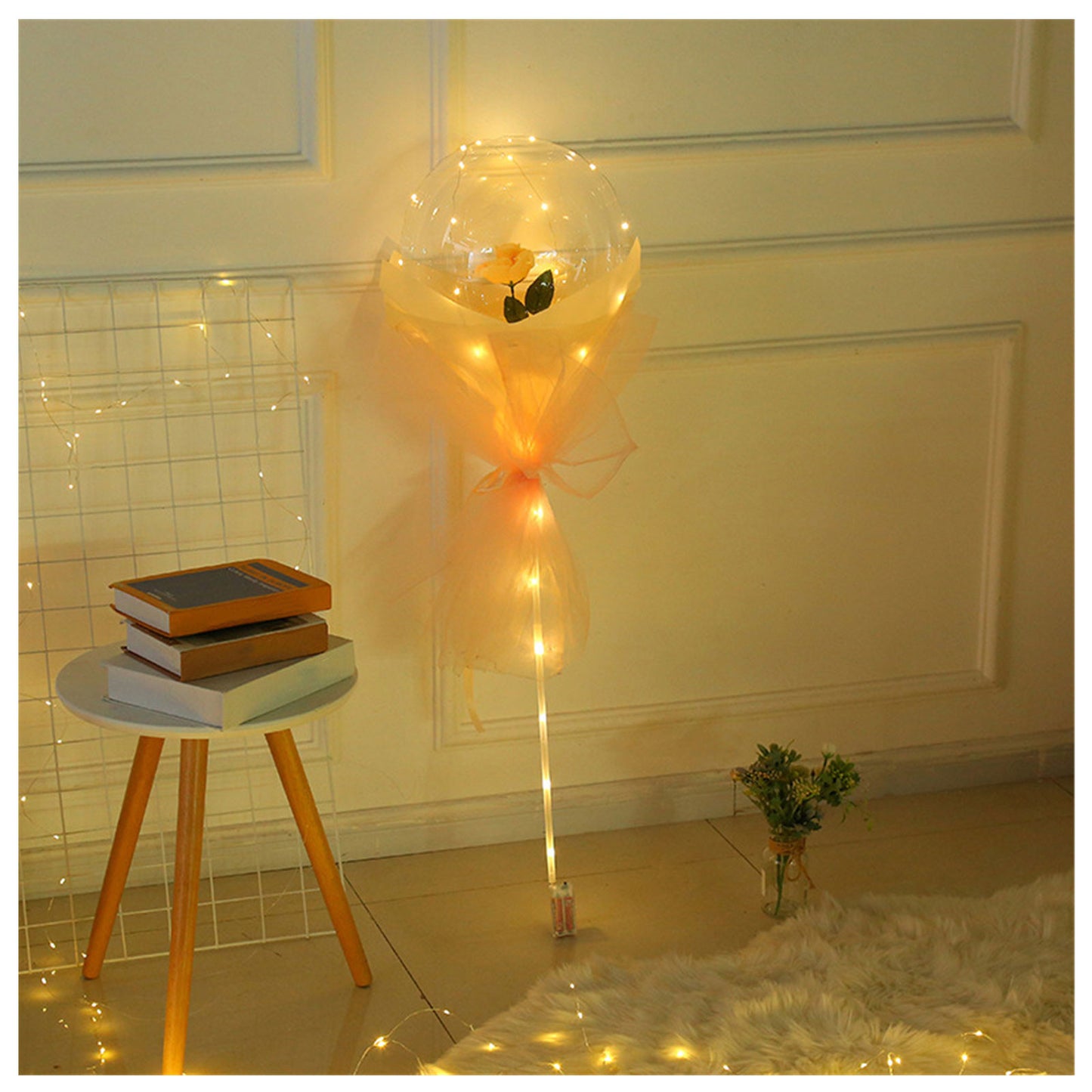 LED Luminous Rose Balloon Bouquet