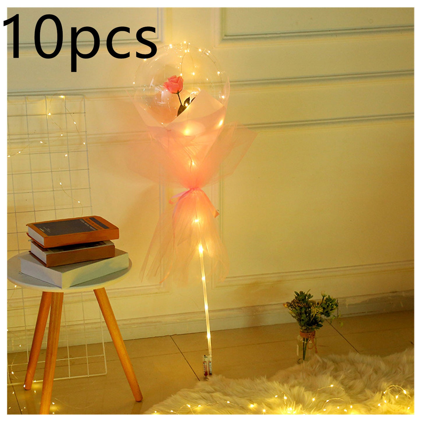 LED Luminous Rose Balloon Bouquet