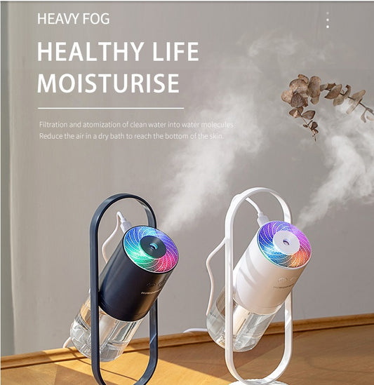 Magic Shadow USB Air Humidifier – Mini Mist Maker with Projection Night Light