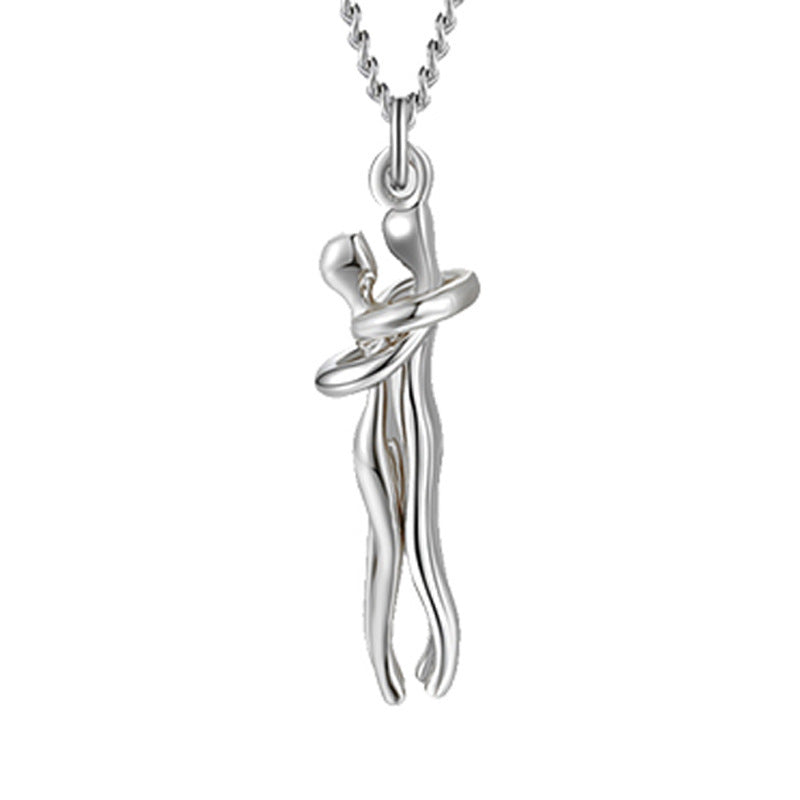 Love Hug Necklace - Unisex Valentines Day Lover Gift