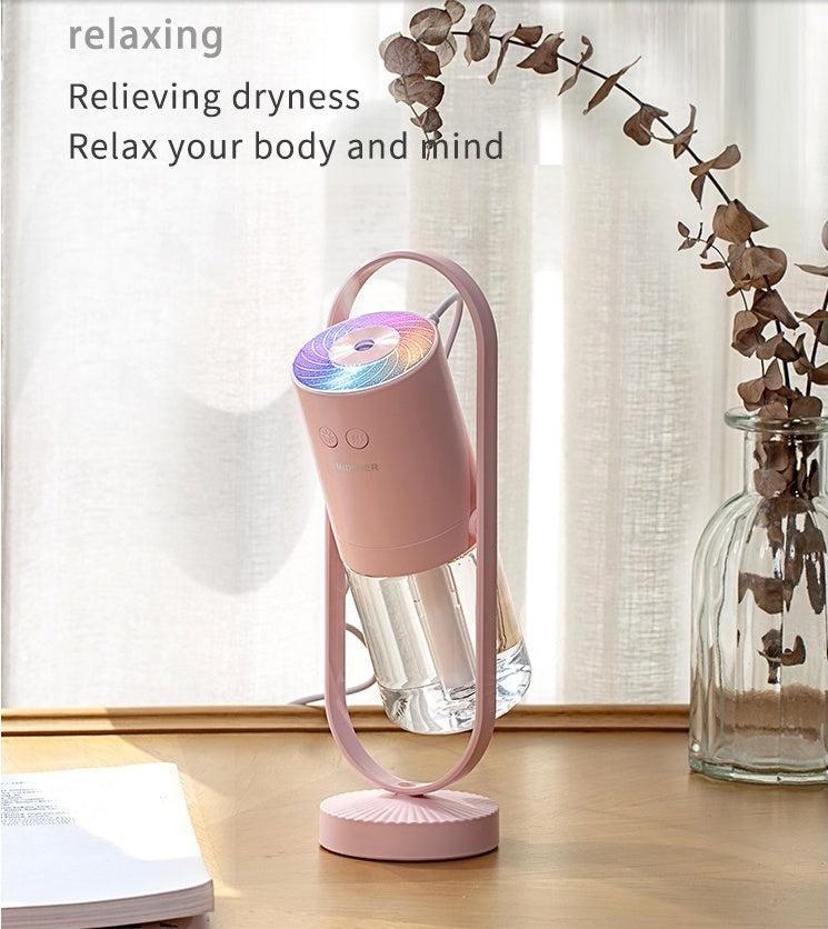 Magic Shadow USB Air Humidifier – Mini Mist Maker with Projection Night Light