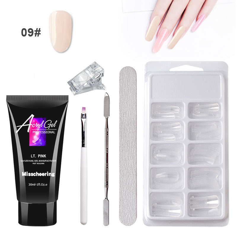 Painless Extension Gel Nail Art