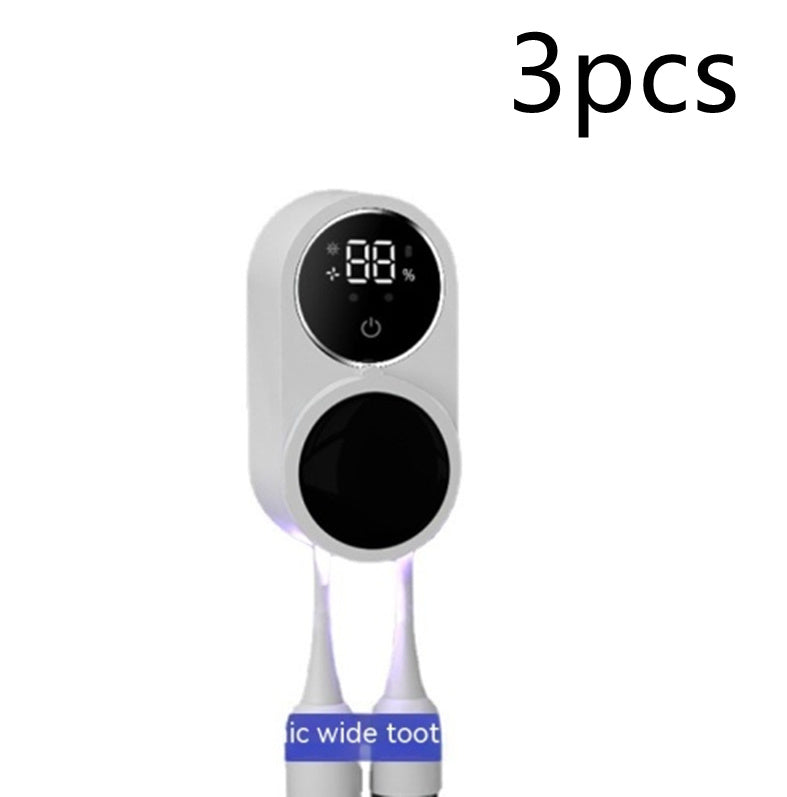 Portable UV Toothbrush Sanitizer and Holder