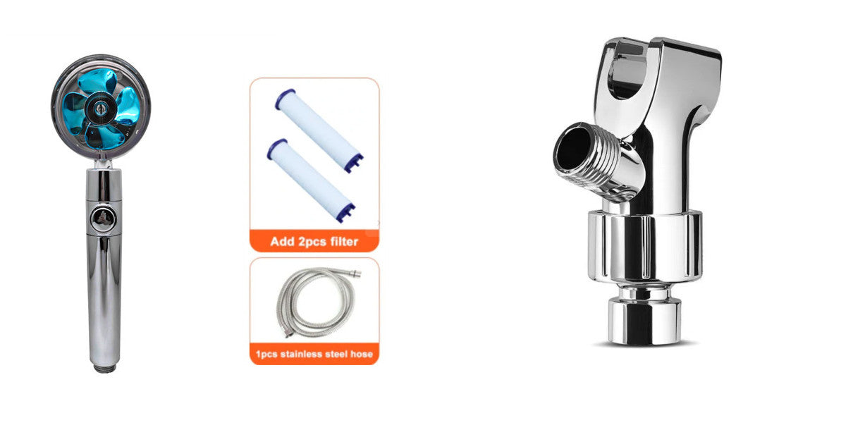 360° Rotating Water-Saving Shower Head with High Pressure Spray