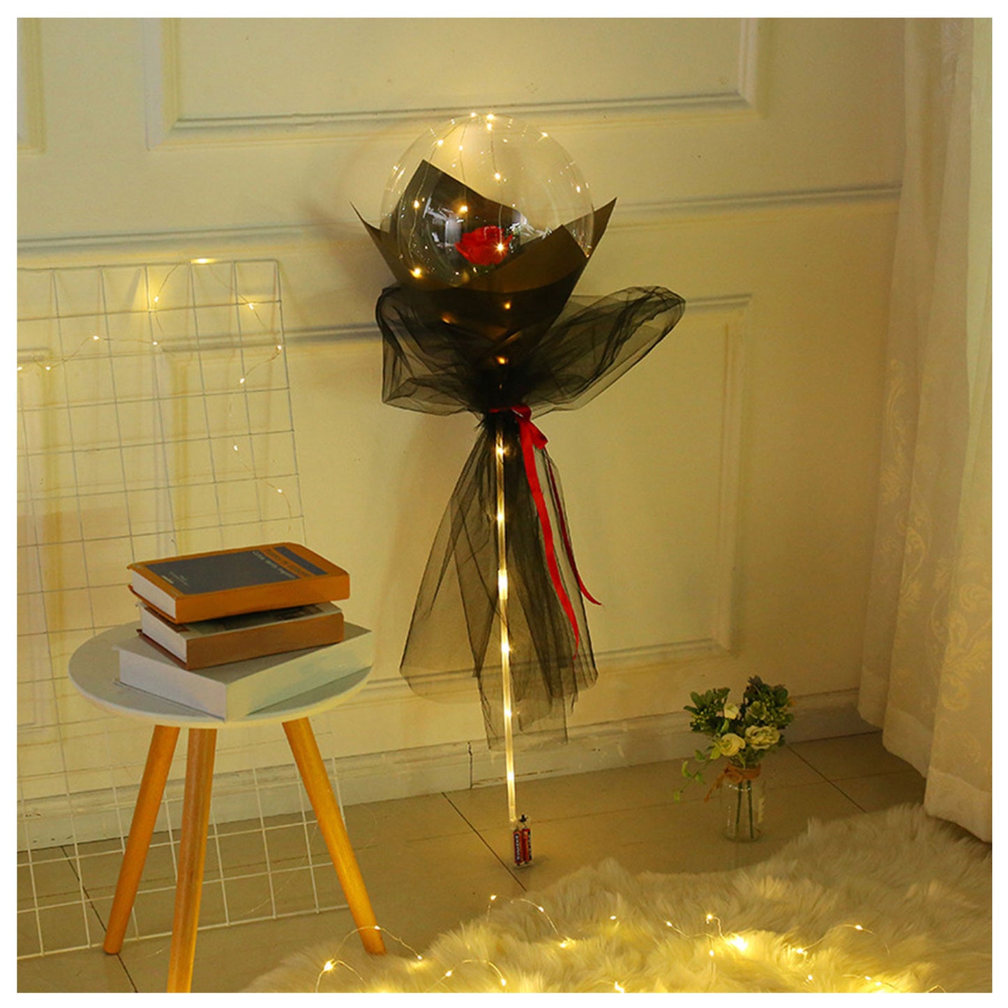 LED Luminous Rose Balloon Bouquet