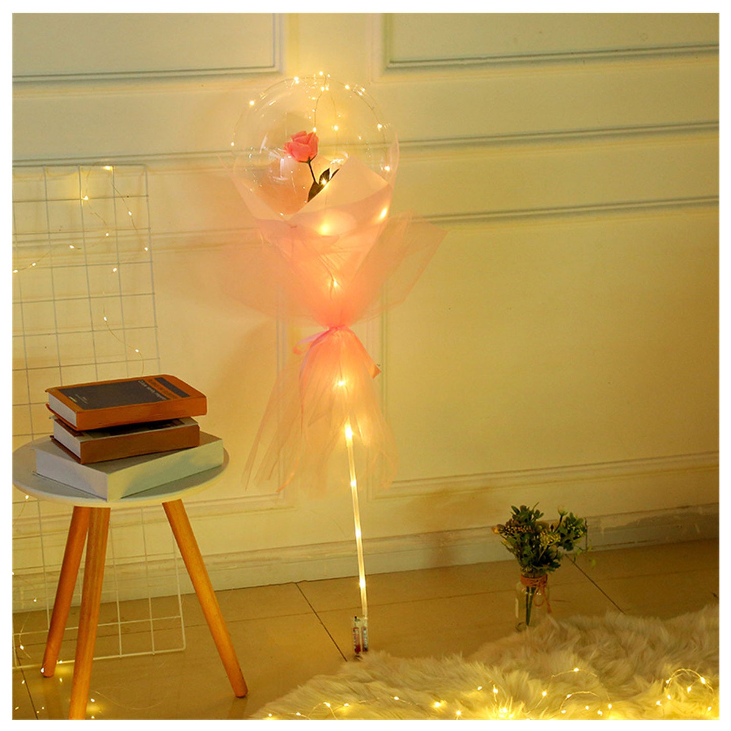 LED Luminous Rose Balloon Bouquet