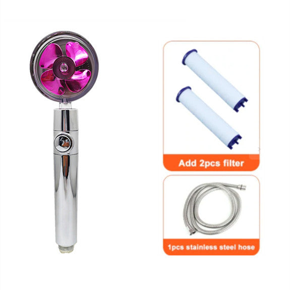 360° Rotating Water-Saving Shower Head with High Pressure Spray