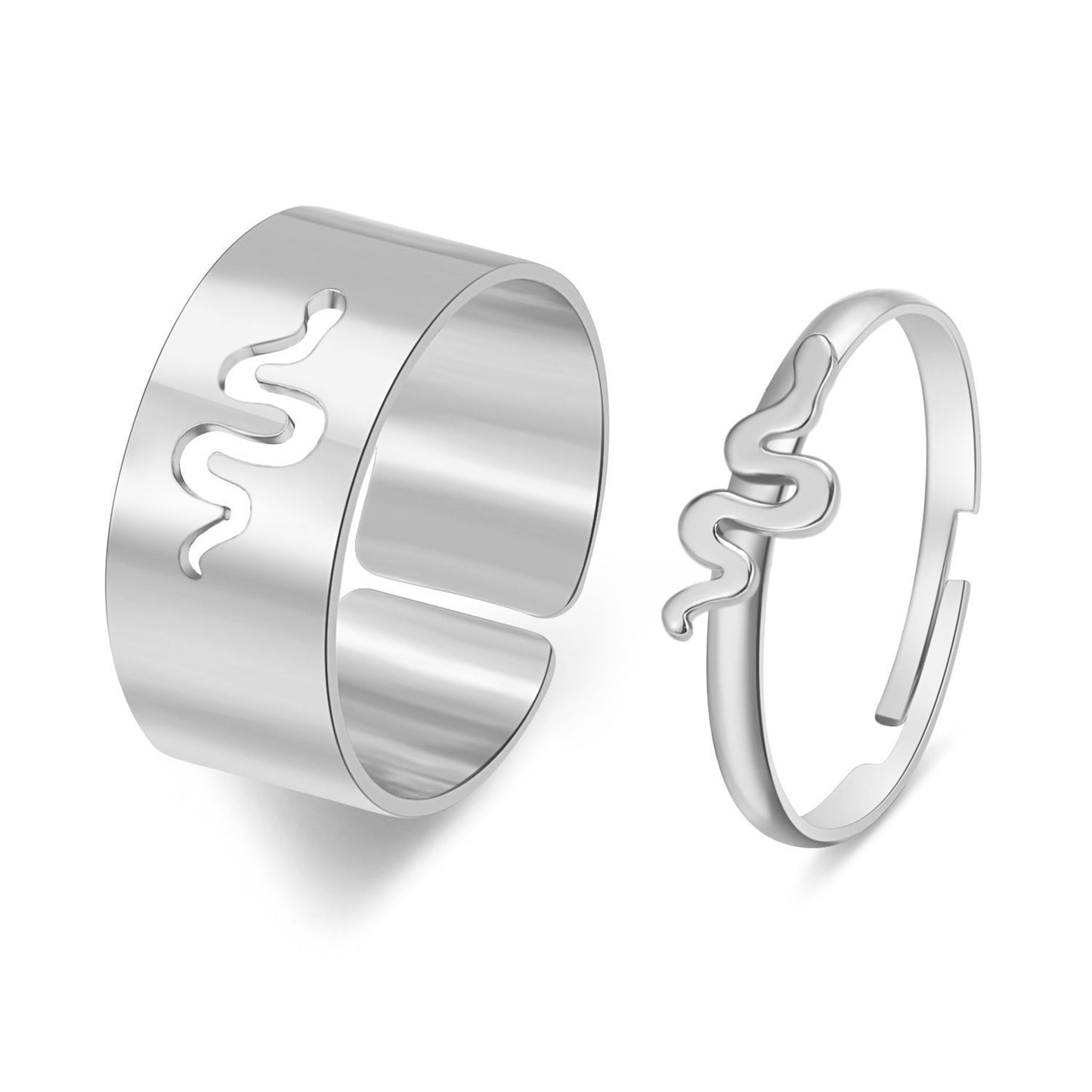 Butterfly Ring Set – Elegant & Edgy Punk Style