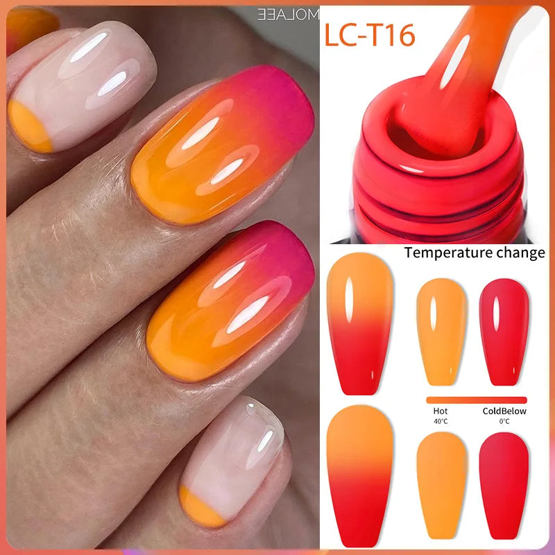 LILYCUTE Color Changing Thermal Gel Nail Polish