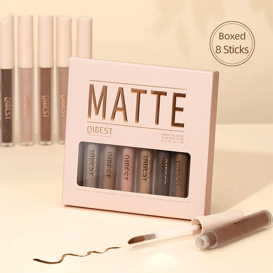 8-Color Waterproof Liquid Eyeshadow Set