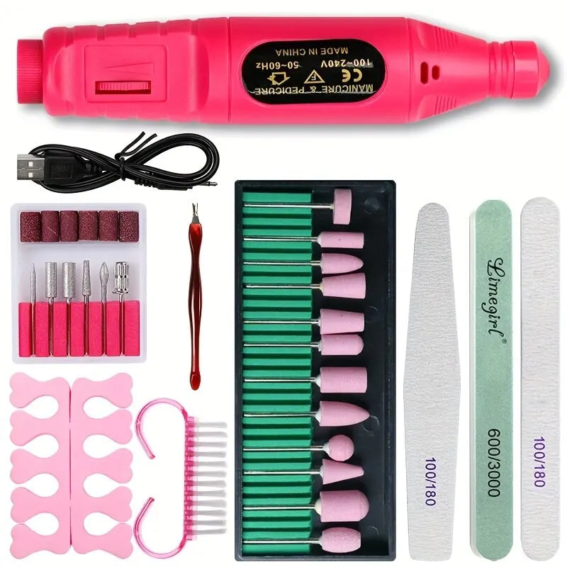 Professional Electric Nail Drill Kit