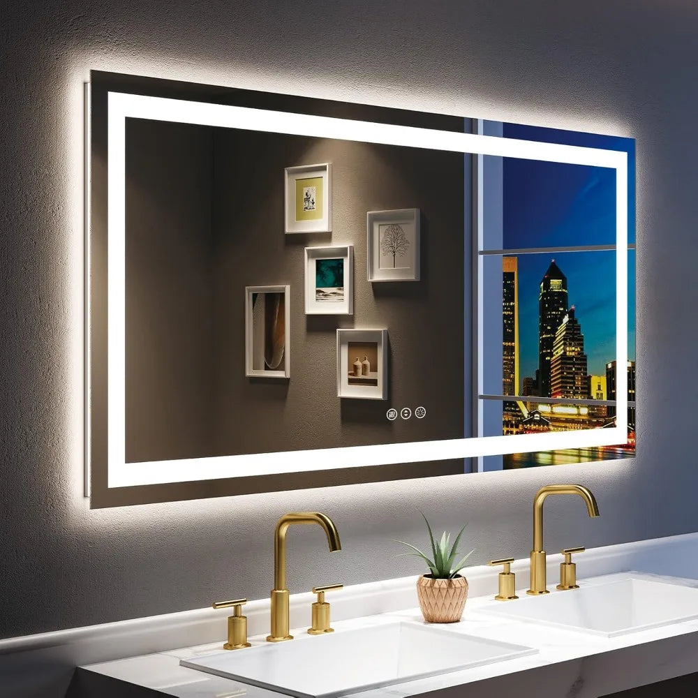 60" x 36" LED Bathroom Mirror