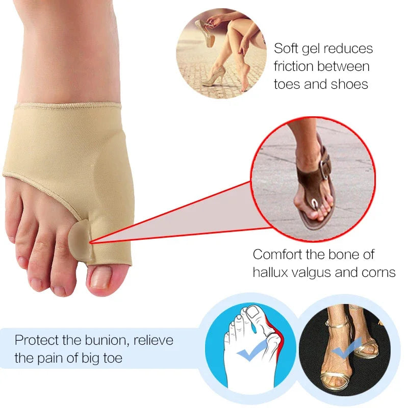 Orthopedic Toe Corrector & Bunion Straightener – Soft Alignment Socks for Foot Care & Pain Relief (1 par)
