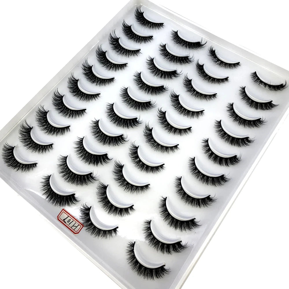 20 Pairs 3D Mink False Eyelashes