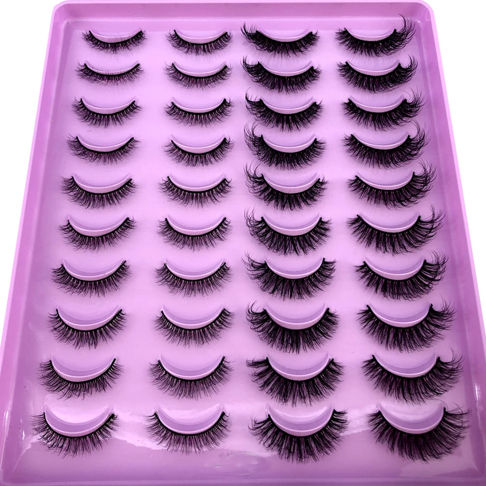 20 Pairs 3D Mink False Eyelashes