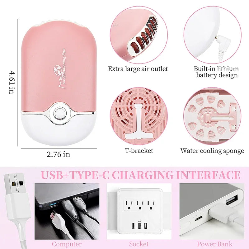 Mini USB Charging Eyelash Fan Dryer