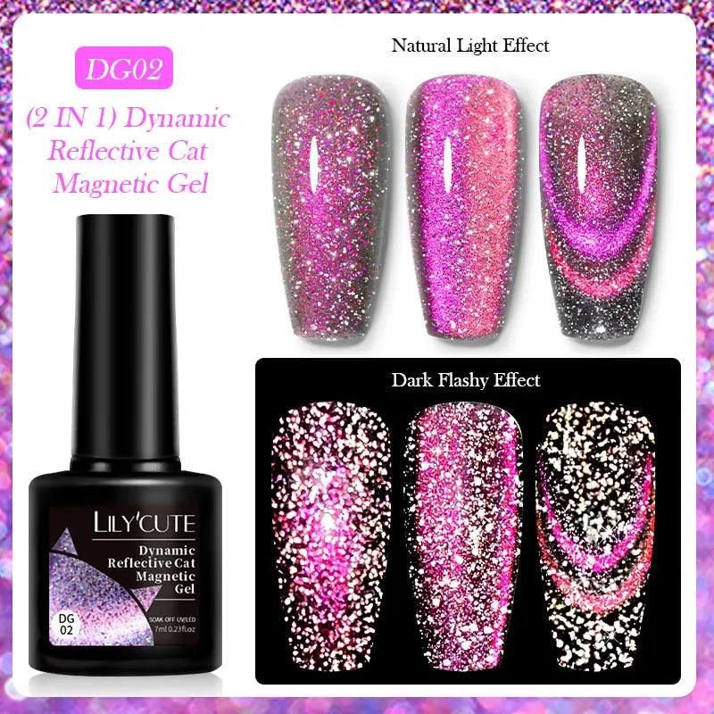 LILYCUTE Color Changing Thermal Gel Nail Polish