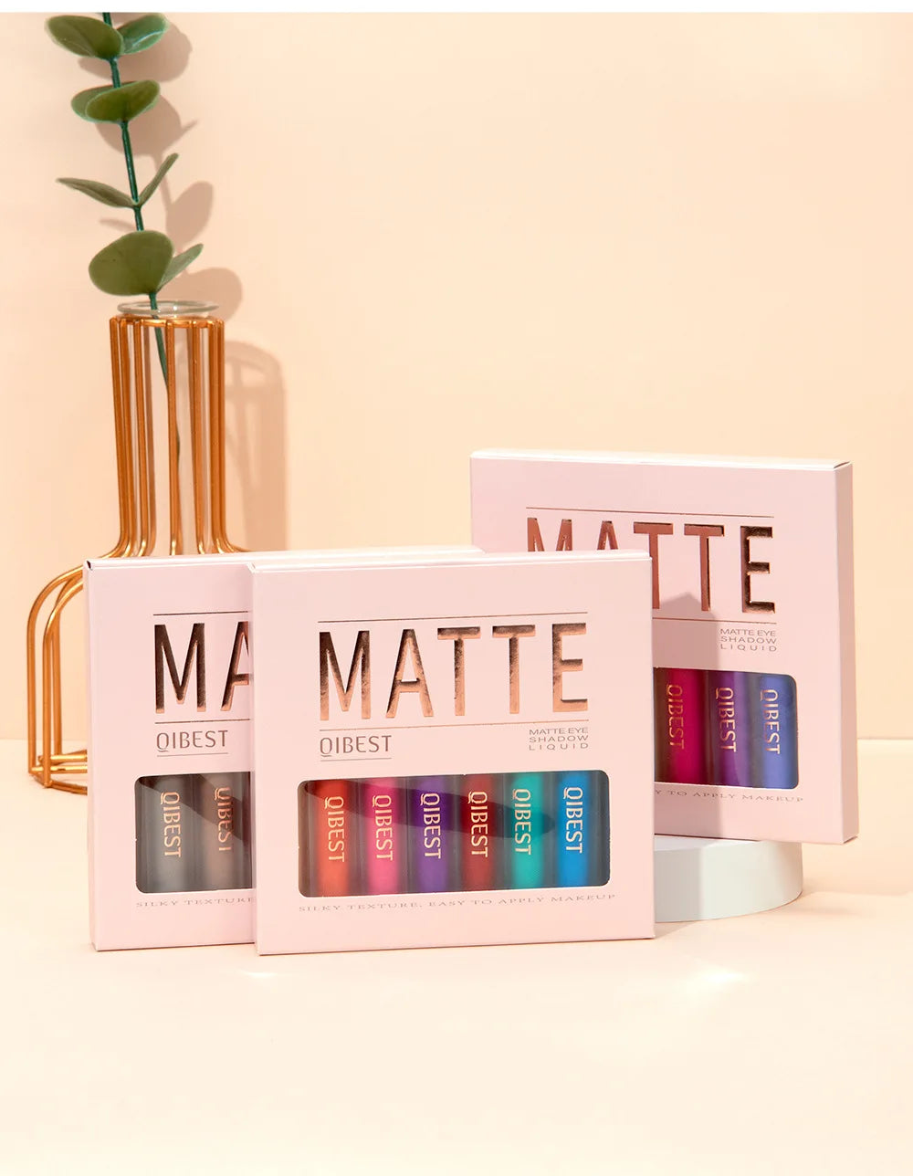 8-Color Waterproof Liquid Eyeshadow Set
