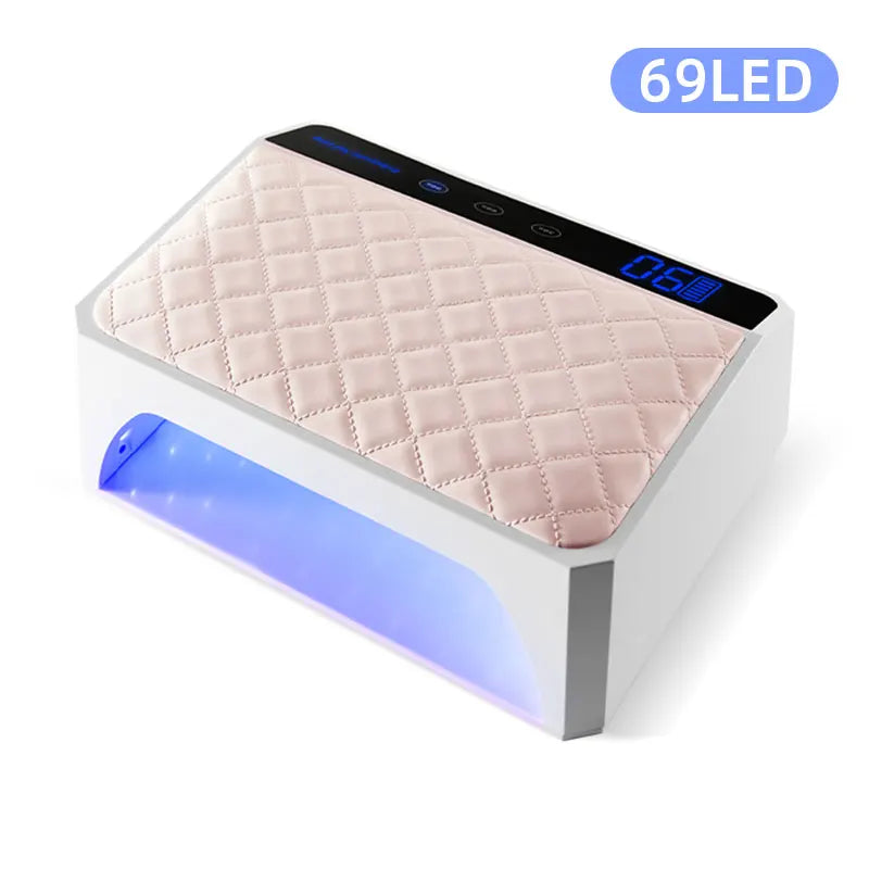 178W UV LED Nail Lamp - Professional Gel Polish Drying Lamp with Detachable Hand Pillow