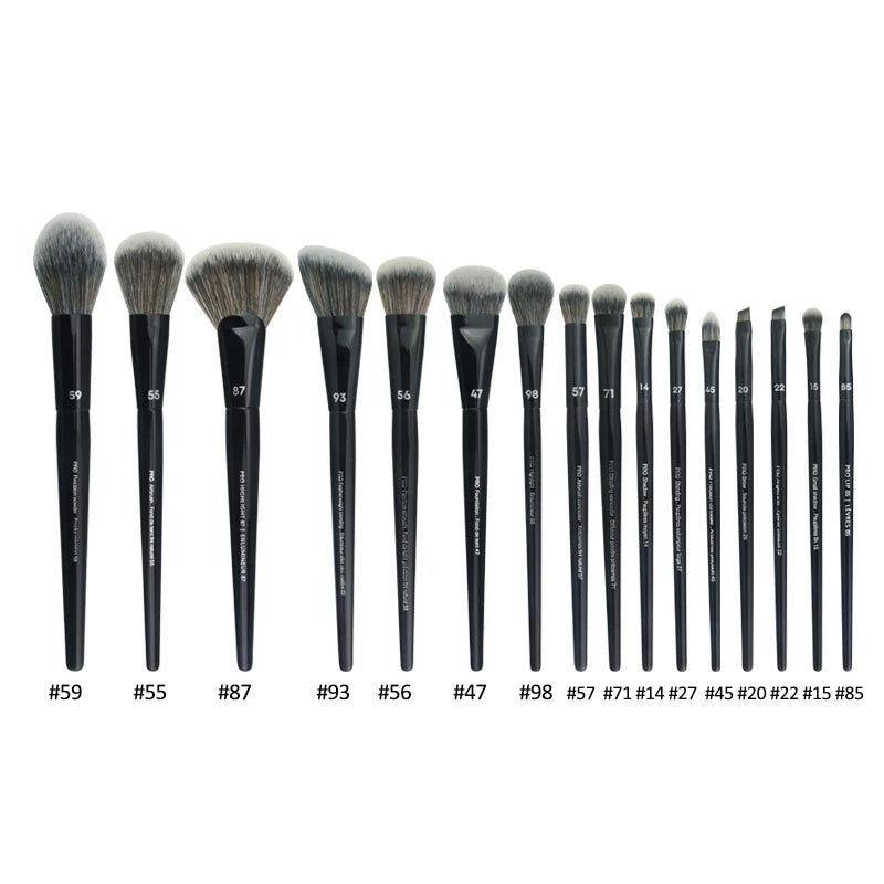 5/16/26pcs/set Black Powder Makeup Brushes