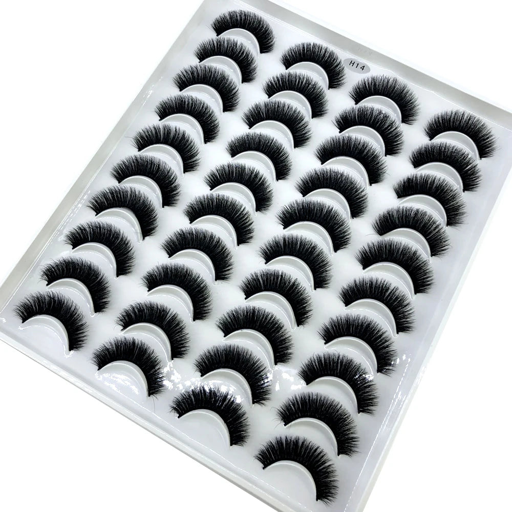 20 Pairs 3D Mink False Eyelashes