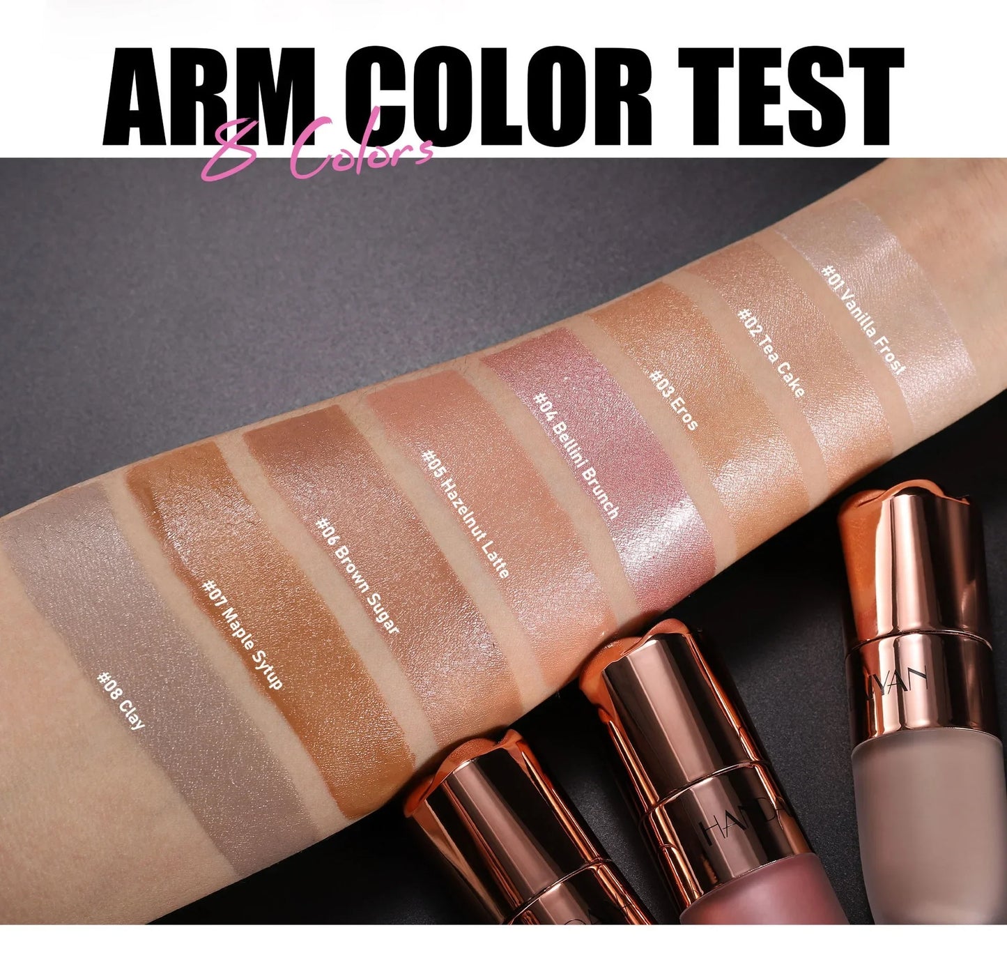 8 Colors Face Foundation Concealer Stick