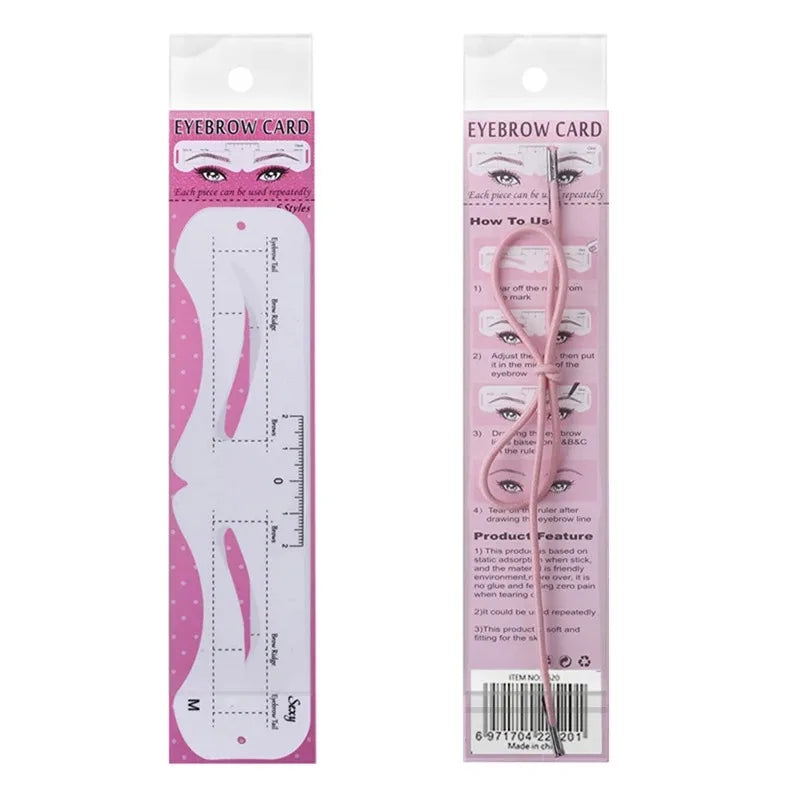 The New Fixed PVC Eyebrow Shaper Template