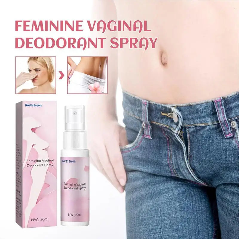 Natural Plant-Based Feminine Care Spray – Moisturizing & Odor-Reducing Intimate Deodorant for Vaginal Hygiene