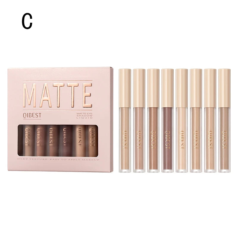 8-Color Waterproof Liquid Eyeshadow Set