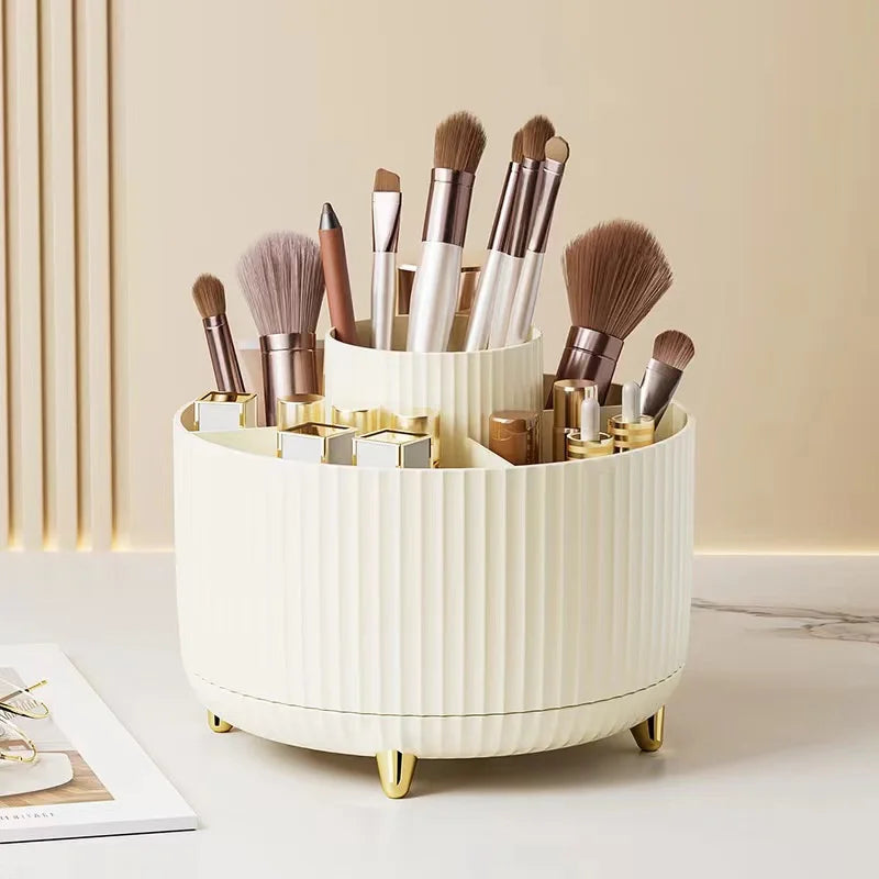 360° Rotating Makeup Brush Holder
