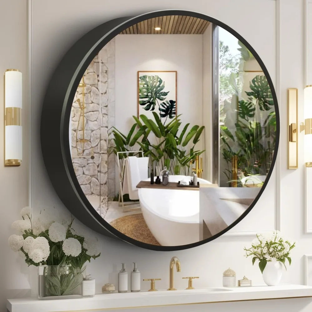 24" x 24" Round Bathroom Medicine Cabinet