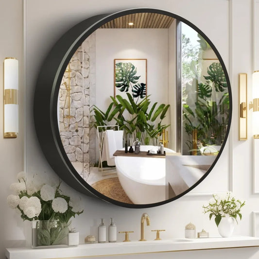 24" x 24" Round Bathroom Medicine Cabinet