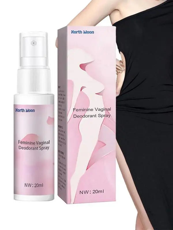 Natural Plant-Based Feminine Care Spray – Moisturizing & Odor-Reducing Intimate Deodorant for Vaginal Hygiene