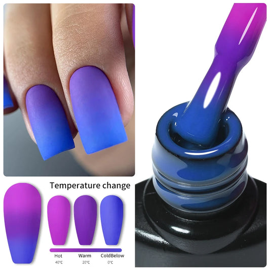 LILYCUTE Color Changing Thermal Gel Nail Polish