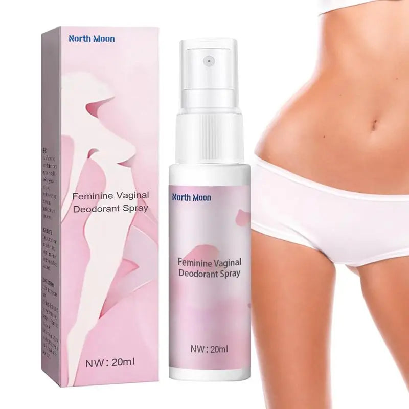 Natural Plant-Based Feminine Care Spray – Moisturizing & Odor-Reducing Intimate Deodorant for Vaginal Hygiene
