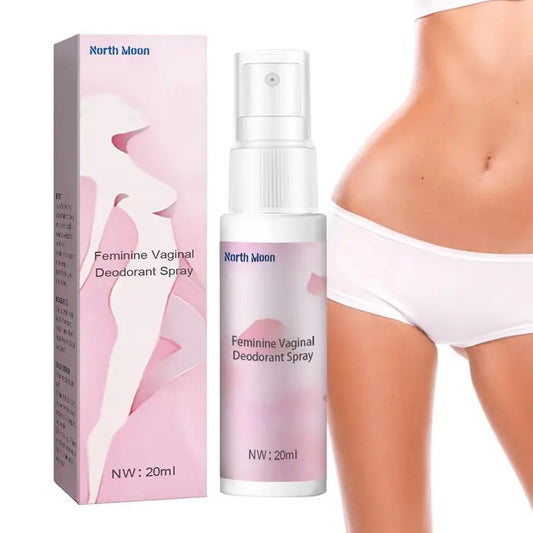 Natural Plant-Based Feminine Care Spray – Moisturizing & Odor-Reducing Intimate Deodorant for Vaginal Hygiene