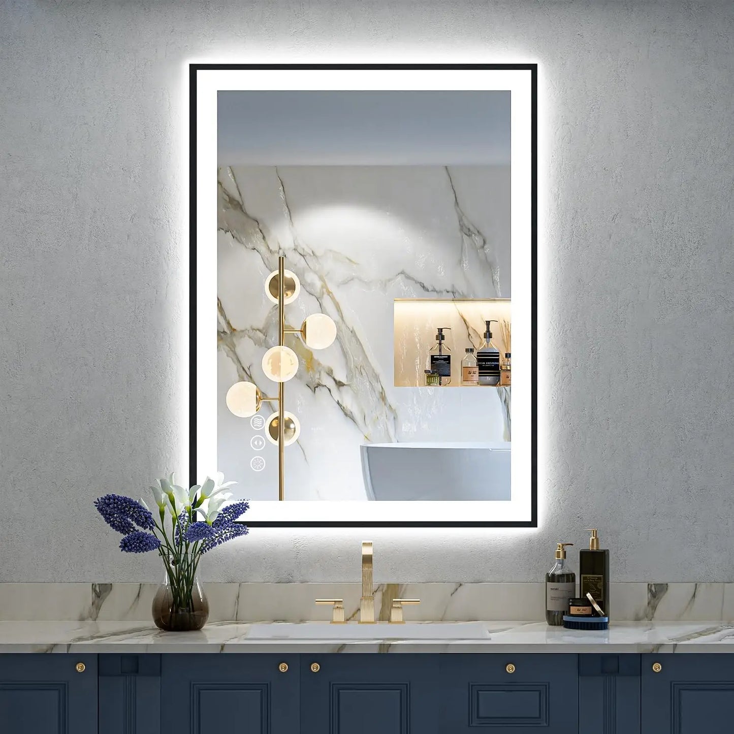 60" x 36" LED Bathroom Mirror