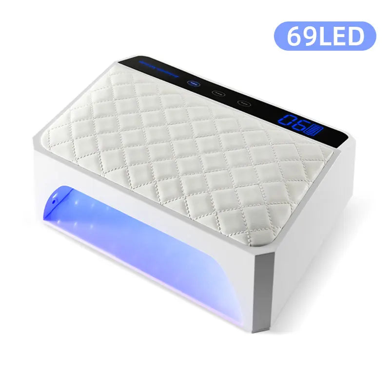 178W UV LED Nail Lamp - Professional Gel Polish Drying Lamp with Detachable Hand Pillow