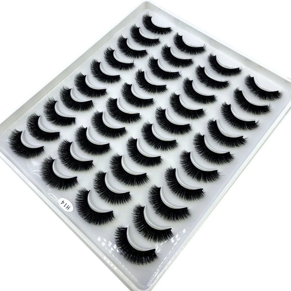 20 Pairs 3D Mink False Eyelashes