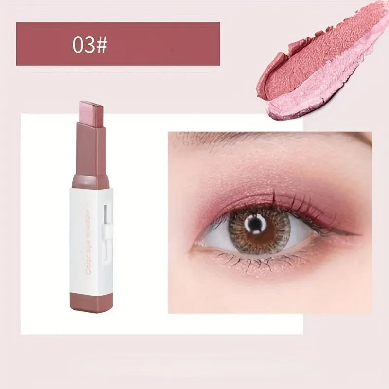 Velvet Gradual Change Two-Color Eye Shadow Stick