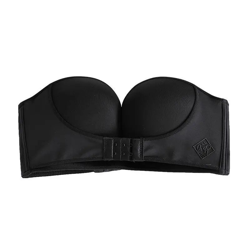 Front Closure Strapless Push-Up Bra for Women – Sexy, Invisible Wireless Bralette
