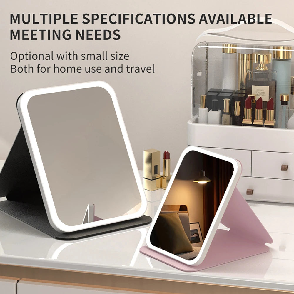 Dimmable LED Touchscreen Makeup Mirror