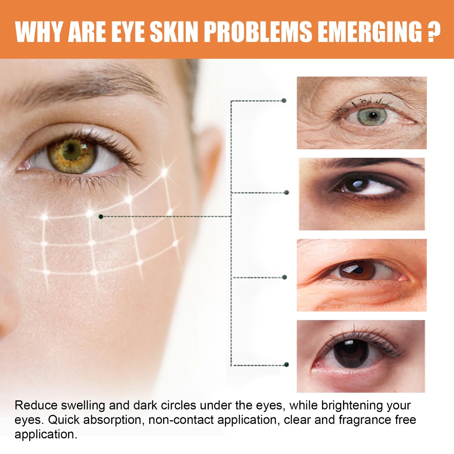 Vitamin C Eye Balm for Dark Circles, Puffiness & Fine Lines