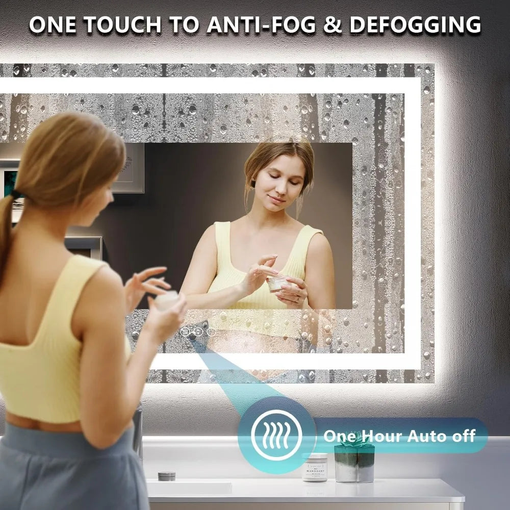 60" x 36" LED Bathroom Mirror