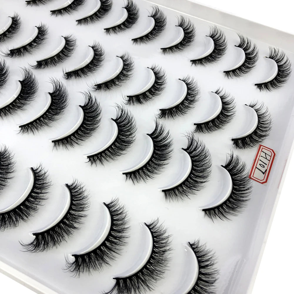 20 Pairs 3D Mink False Eyelashes