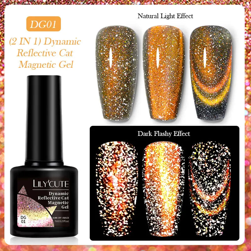 LILYCUTE Color Changing Thermal Gel Nail Polish
