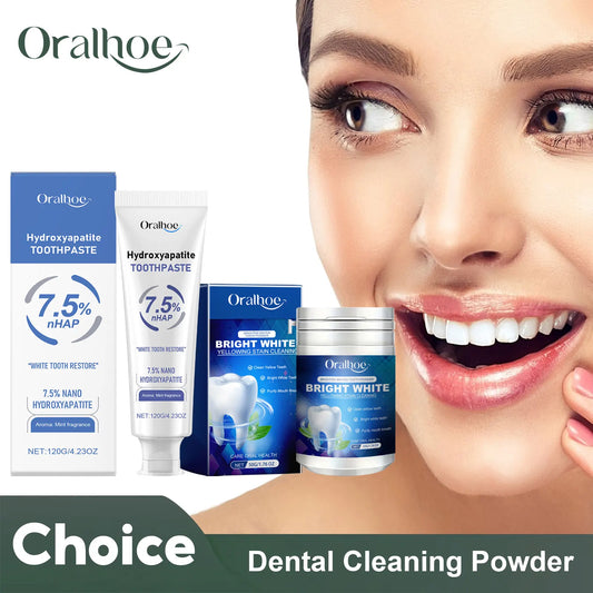 Hydroxyapatite Toothpaste & Tooth Powder