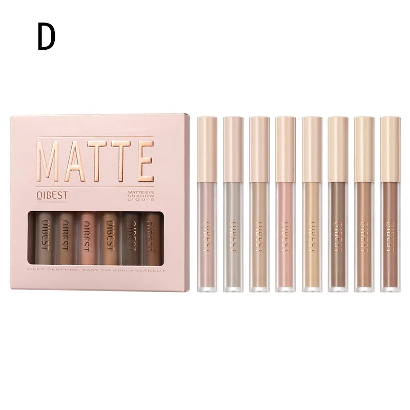 8-Color Waterproof Liquid Eyeshadow Set