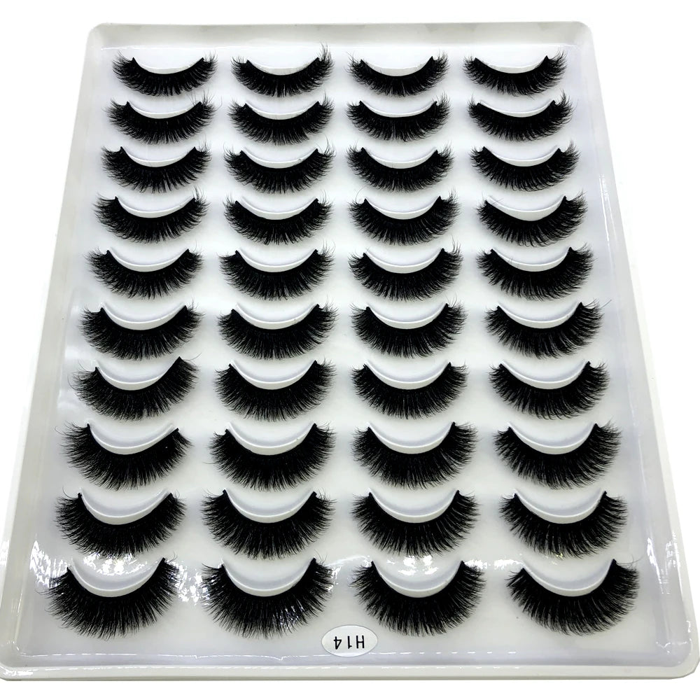 20 Pairs 3D Mink False Eyelashes
