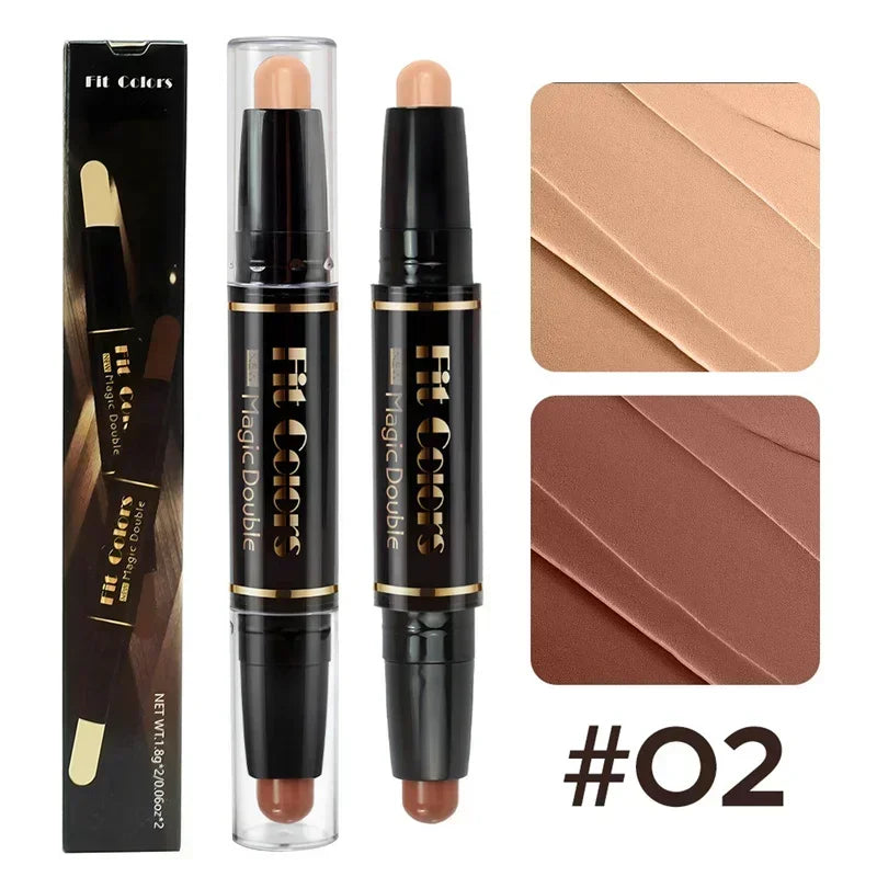 Double-ended Dual-purpose High-light & Contour Stick